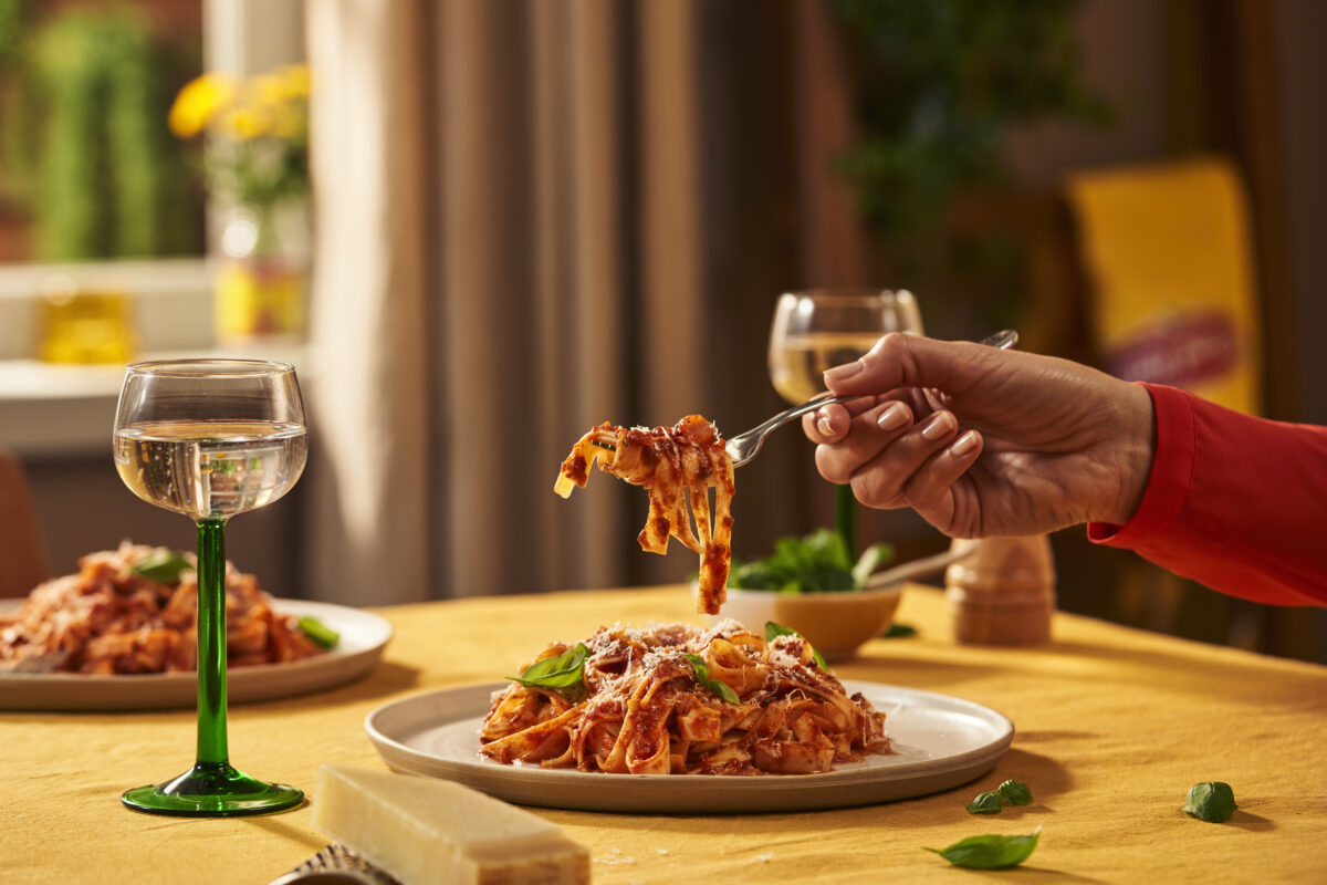 Over Tagliatelle Grand'Italia