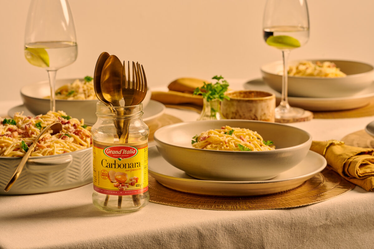Klassieke recept pasta carbonara Grand'Italia