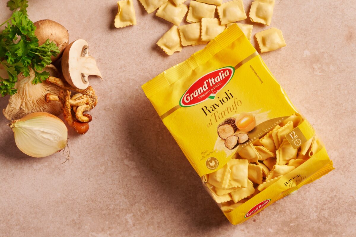 Over Ravioli al Tartufo geschiedenis Grand'Italia