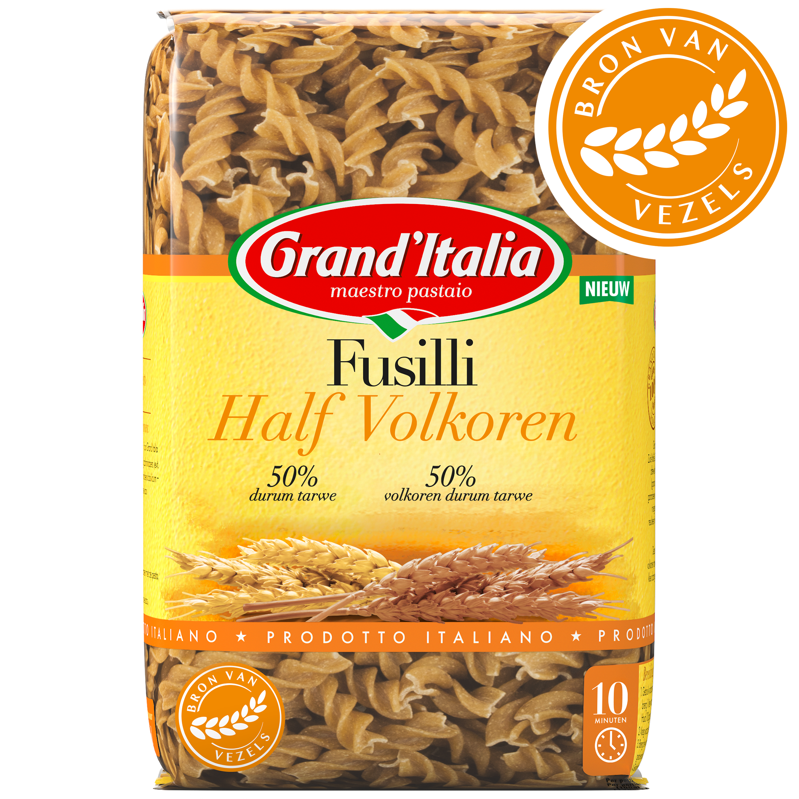 Product Fusilli Half Volkoren Grand'Italia