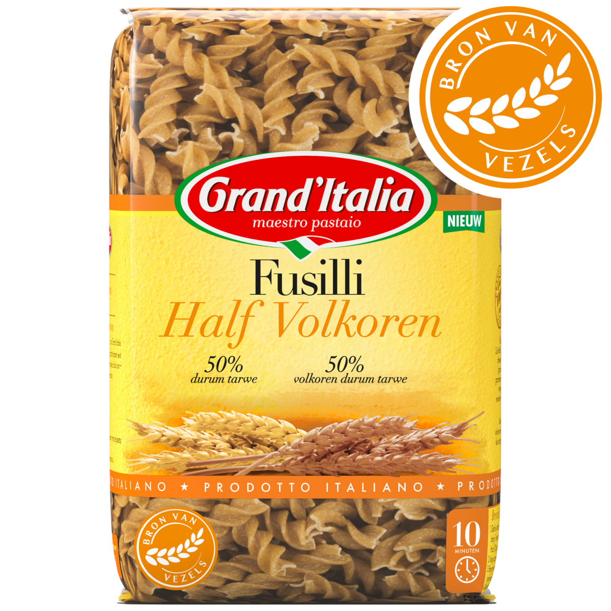 Product Fusilli Half Volkoren Grand'Italia