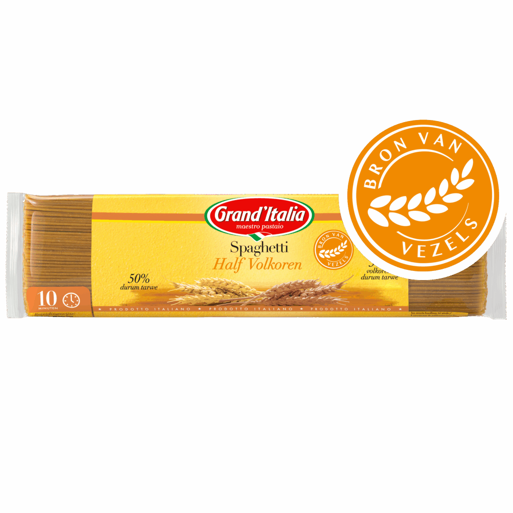 Product Spaghetti Half Volkoren Grand'Italia