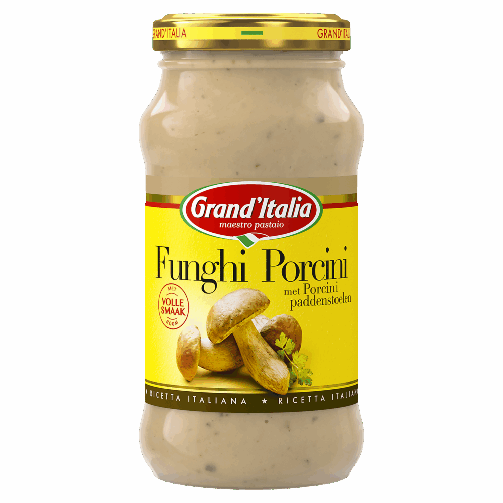 Product pastasaus Funghi Porcini Grand'Italia