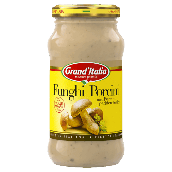 Product pastasaus Funghi Porcini Grand'Italia