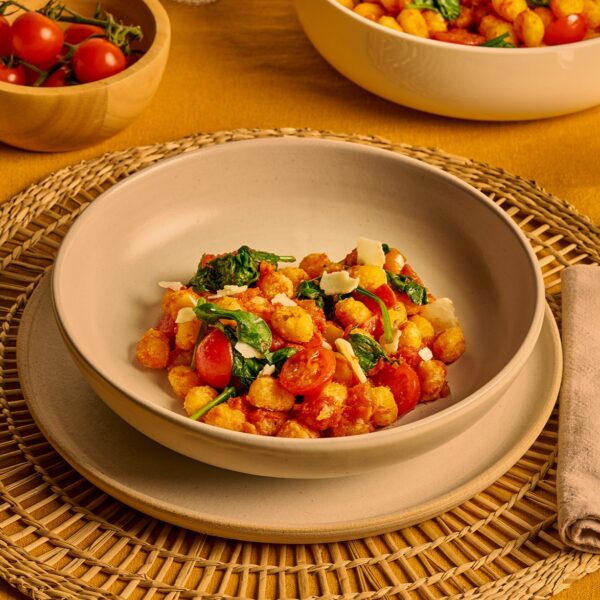 Recept Gebakken Mini Gnocchi recept met babyspinazie Grand'Italia