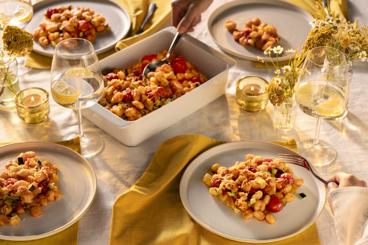 Recept Gnocchi met Piccante pastasaus en courgette Grand'Italia