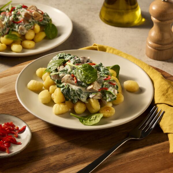 Recept Gnocchi met spinazie en champignons Grand'Italia