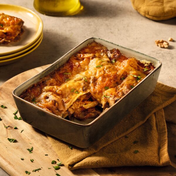 Recept Lasagne funghi met paddenstoelen en walnoten Grand'Italia