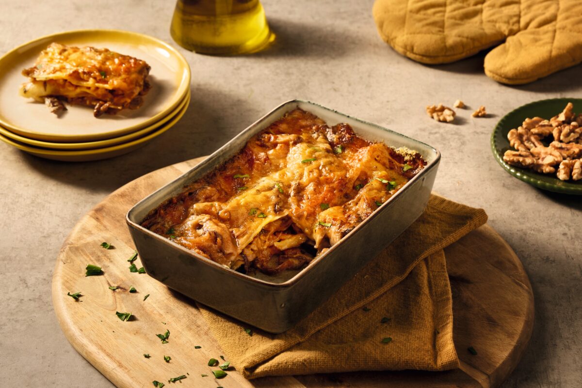 Recept Lasagne funghi porcini met paddenstoelen Grand'Italia