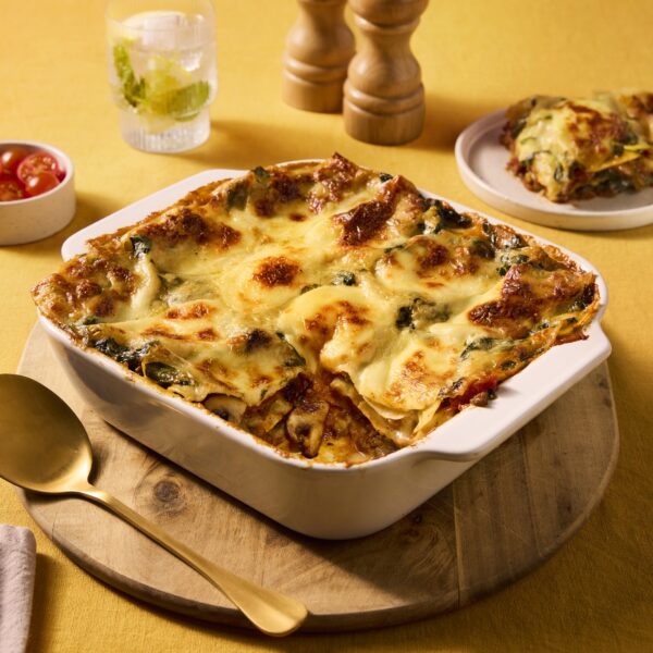 Recept Lasagne met spinazie en champignons Grand'Italia