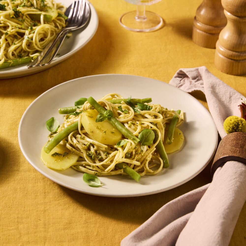 Recept Linguine pasta pesto Grand'Italia