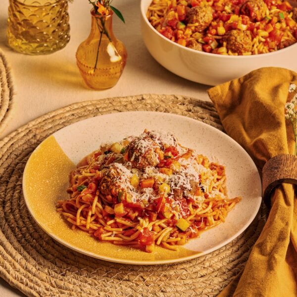 Recept Mini Spaghetti met Basilico en gehaktballetjes Grand'Italia