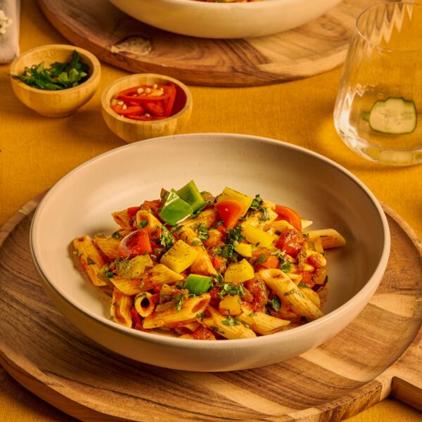 Recept Pasta arrabbiata met paprika Grand'Italia