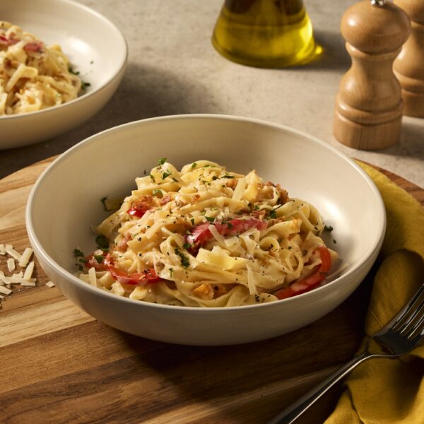 Recept Pasta carbonara met paprika Grand'Italia