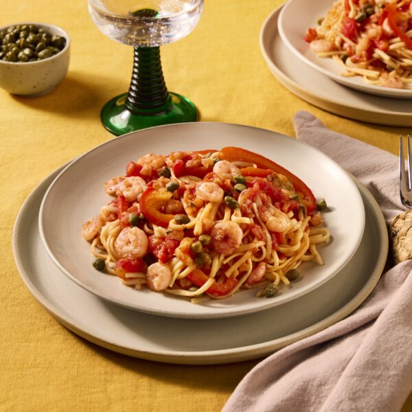 Recept Pasta met garnalen en paprika Grand'Italia