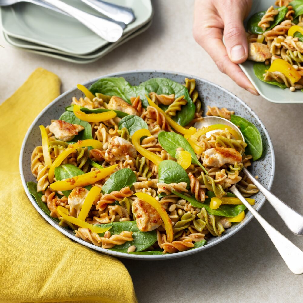 Recept Pastasalade kip Pesto Rosso Grand'Italia