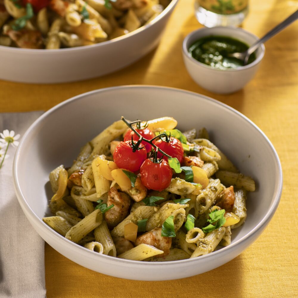 Recept Penne pasta pesto alla genovese Grand'Italia