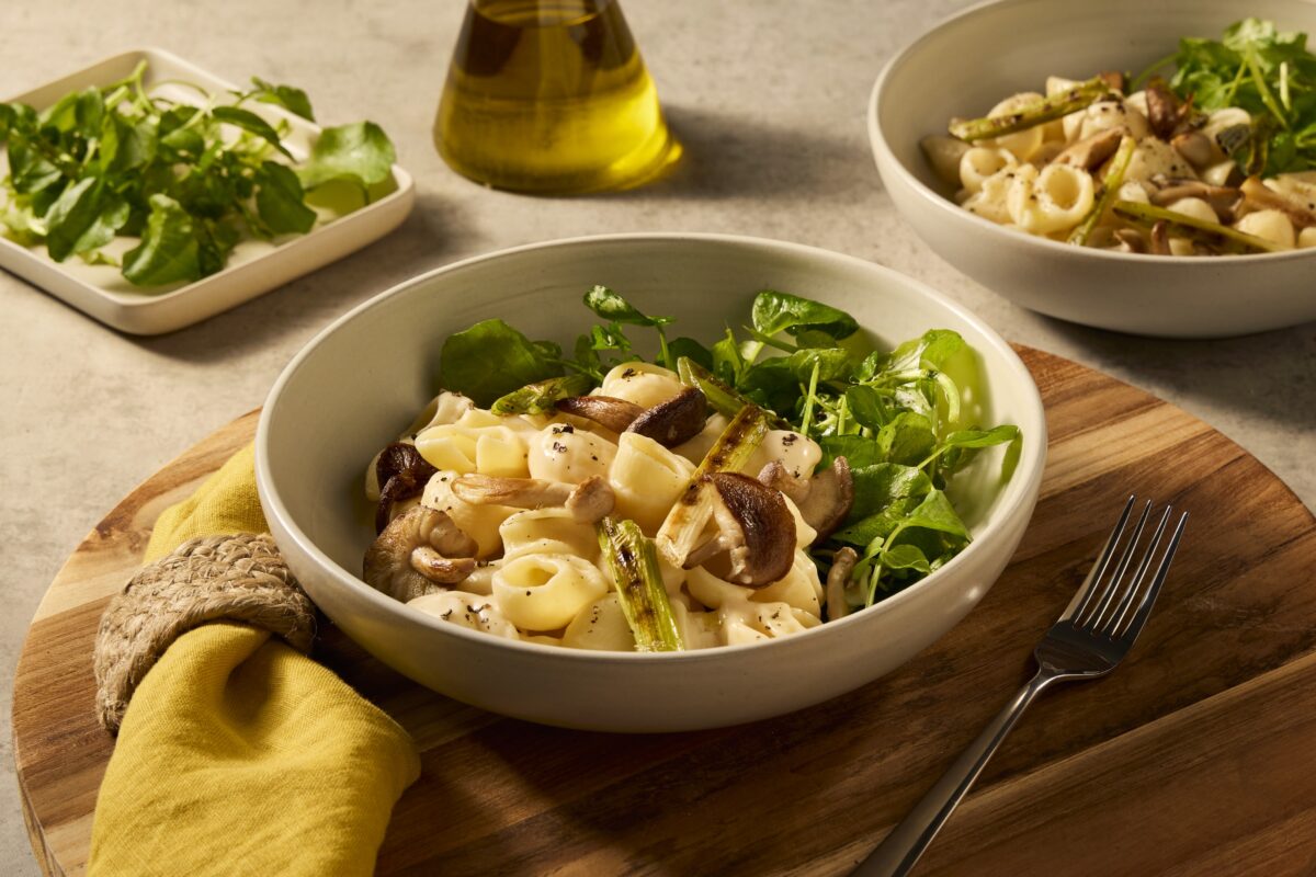 Recept vega champignon truffel pasta