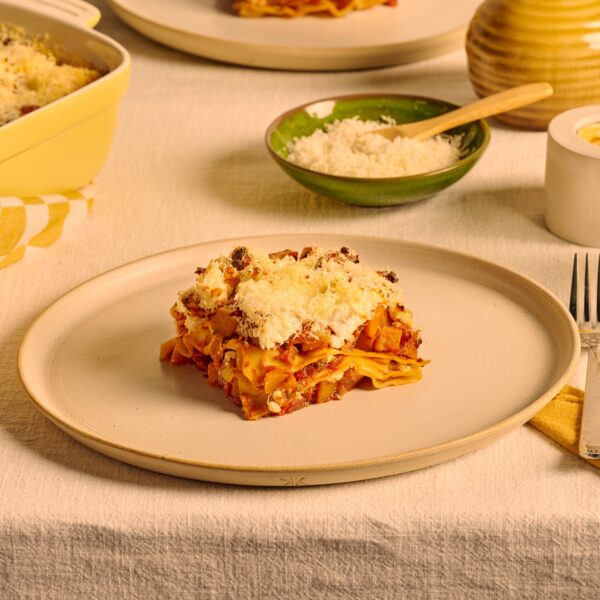 Recept Pompoen geitenkaas lasagne met tomatensaus Grand'Italia