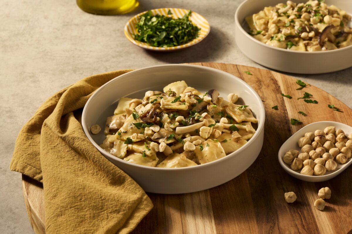 Recept Ravioli met Fungi Porcini pastasaus Grand'Italia