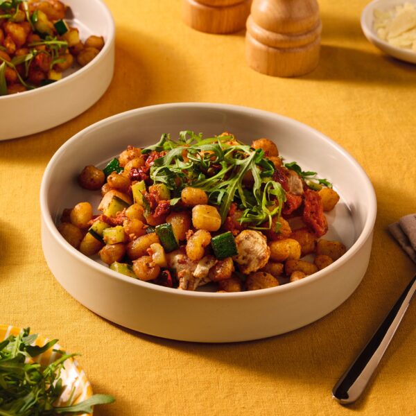 Recept Recept Gebakken Mini Gnocchi met Pesto Rosso Grand'Italia