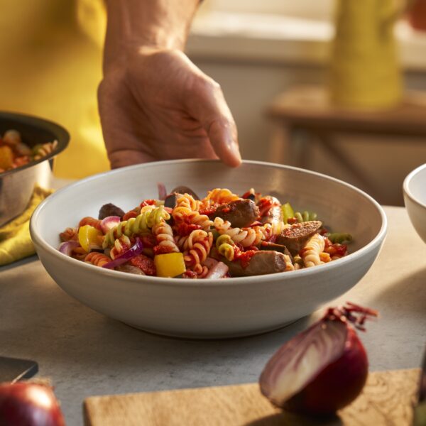 Recept Runderchipolata recept met driekleuren pasta Grand'Italia