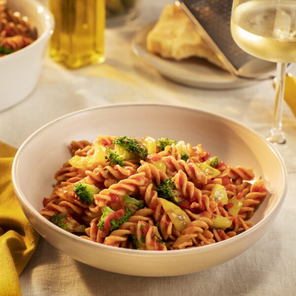 Recept Volkoren fusilli met Sugocasa, broccoli en paprika Grand'Italia