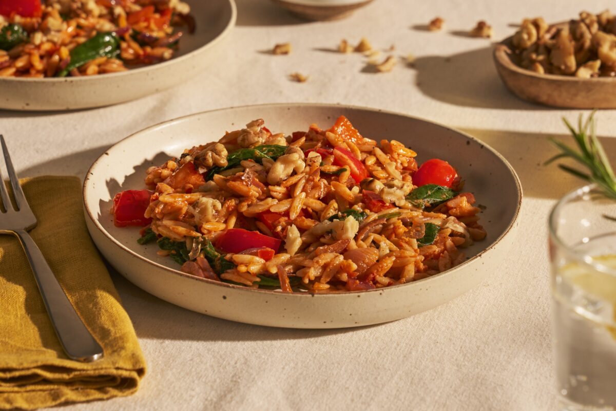 Recept pittige orzotto met paprika Grand'Italia
