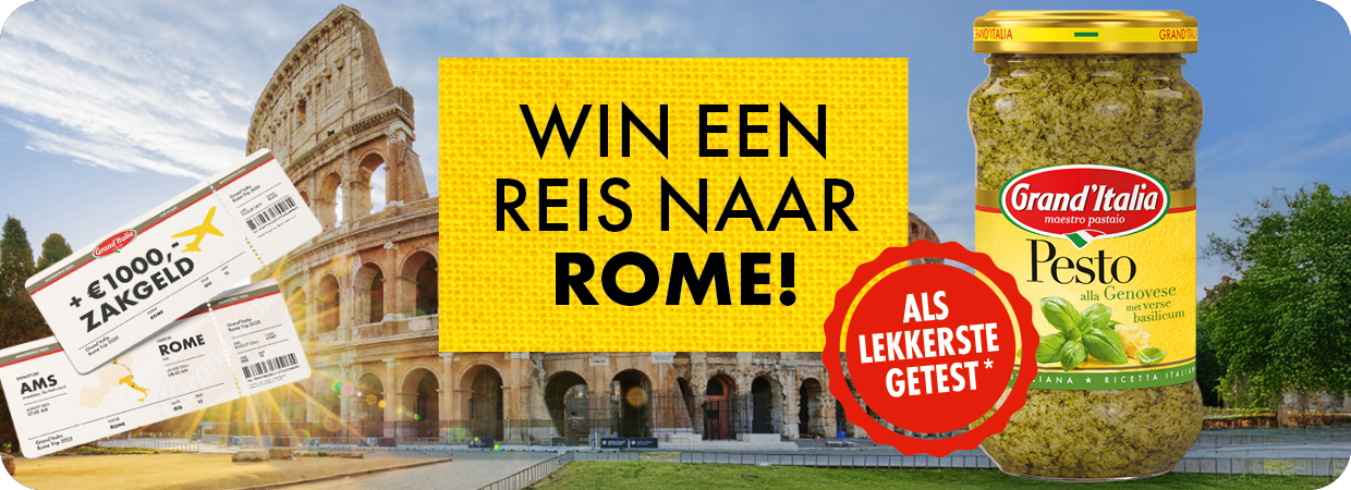 Winactie Pesto Rome 2025
