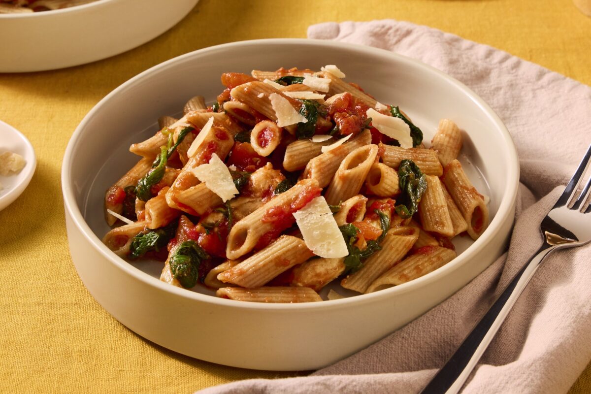 Recept Penne met kip en spinazie Grand'Italia