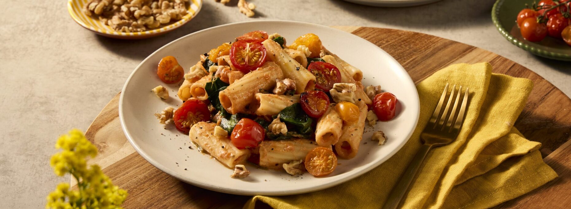 Recept Rigatoni met Tradizionale en kerstomaatjes Grand'Italia